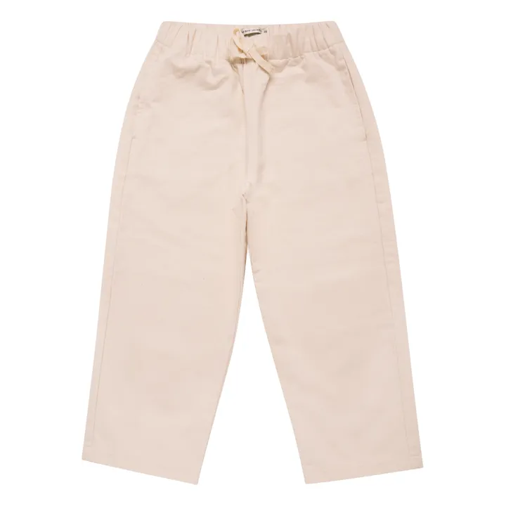 Lucienne Organic Cotton Trousers  | Natural- Product image n°0