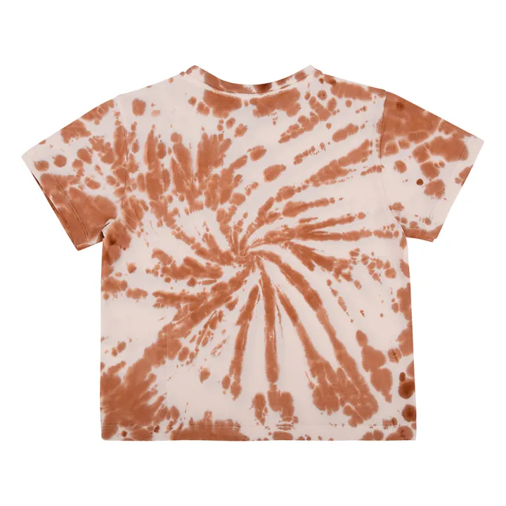 Camiseta Tie & Dye algodón orgánico | Caramelo- Imagen del producto n°2