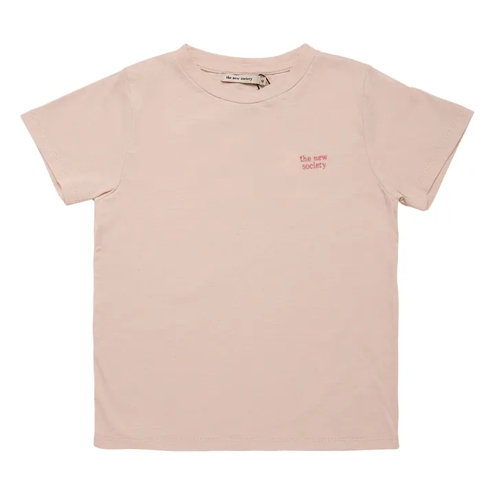 Camiseta Logo Liso algodón orgánico | Rosa- Imagen del producto n°0