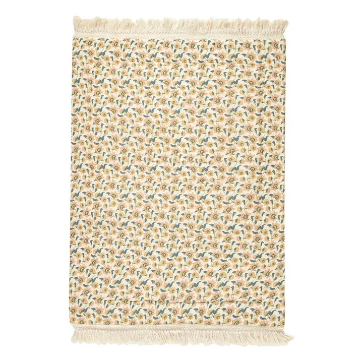 Noha Organic Cotton Plaid  | Cream- Product image n°0