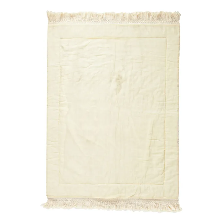 Noha Organic Cotton Plaid  | Cream- Product image n°2