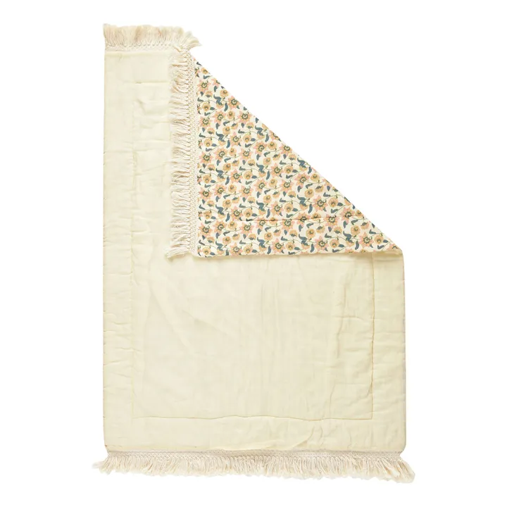 Noha Organic Cotton Plaid  | Cream- Product image n°5