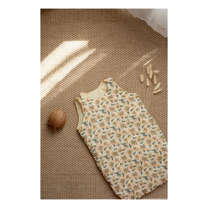 Masha Organic Cotton Baby Sleeping Bag  | Cream- Product image n°1