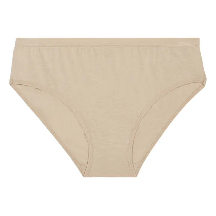 Classic Bell Bamboo Briefs  | Nude beige- Product image n°0