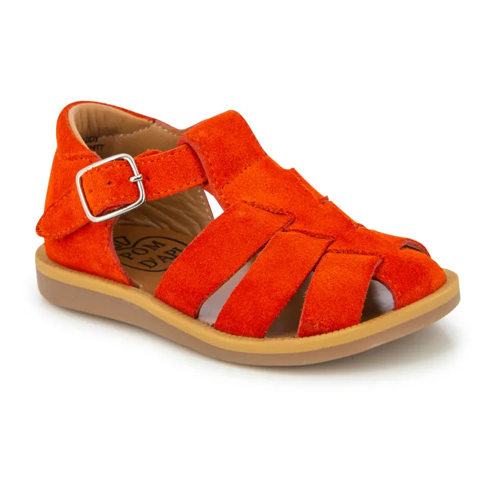 Daddy Poppy Sandals | Red- Product image n°1
