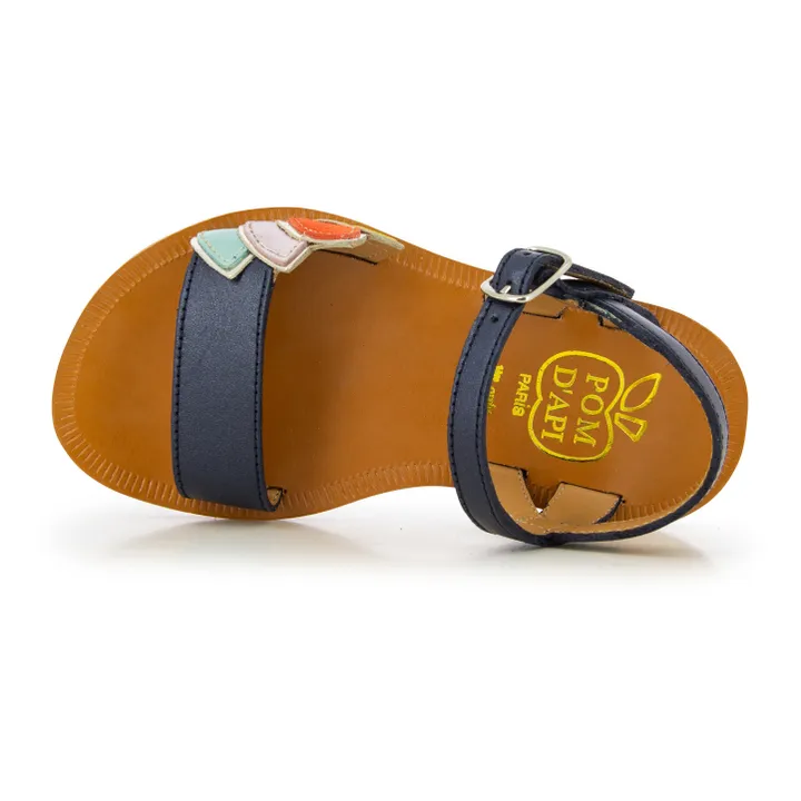 Lotus Plagette Sandals  | Navy blue- Product image n°2