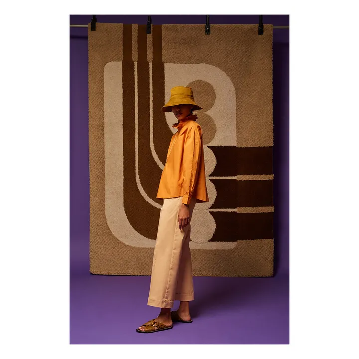Camicia Louise in popeline Indienne | Arancione- Immagine del prodotto n°1