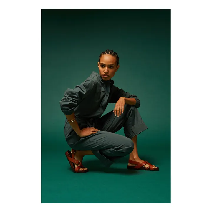 Sandales Mexico Cuir | Cognac- Image produit n°2