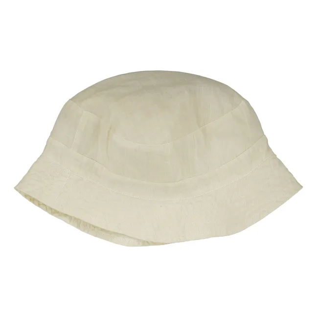Francis Linen Hat  | Ecru
