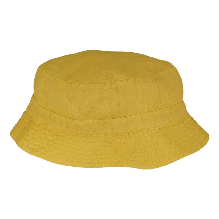 Cappello in lino Francis | Giallo- Immagine del prodotto n°0