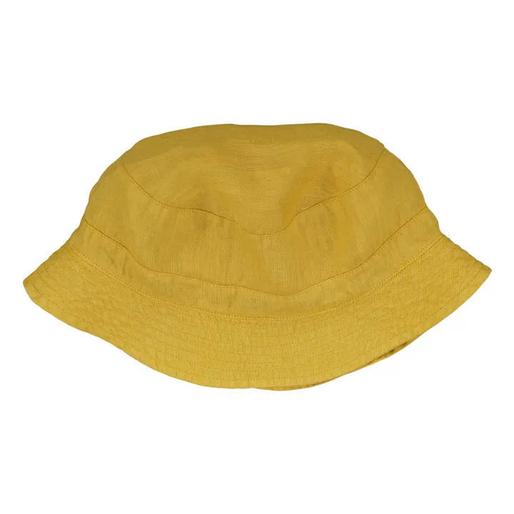 Cappello in lino Francis | Giallo- Immagine del prodotto n°6