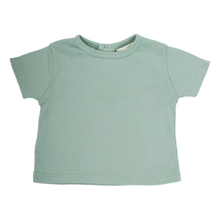 T-Shirt Human Bio-Baumwolle | Blaugrün- Produktbild Nr. 0
