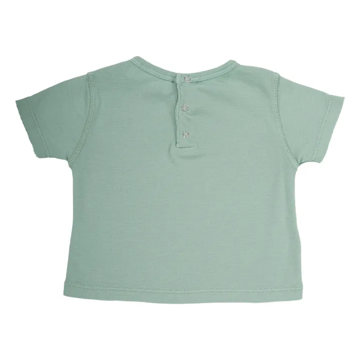 T-Shirt Human Bio-Baumwolle | Blaugrün- Produktbild Nr. 2