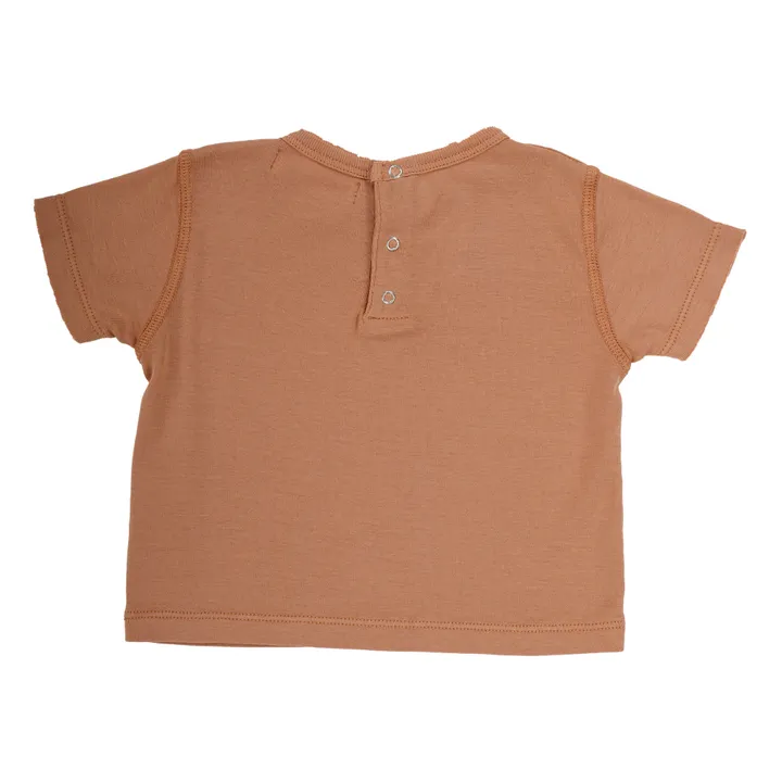 T-Shirt Human Bio-Baumwolle | Rostfarben- Produktbild Nr. 2