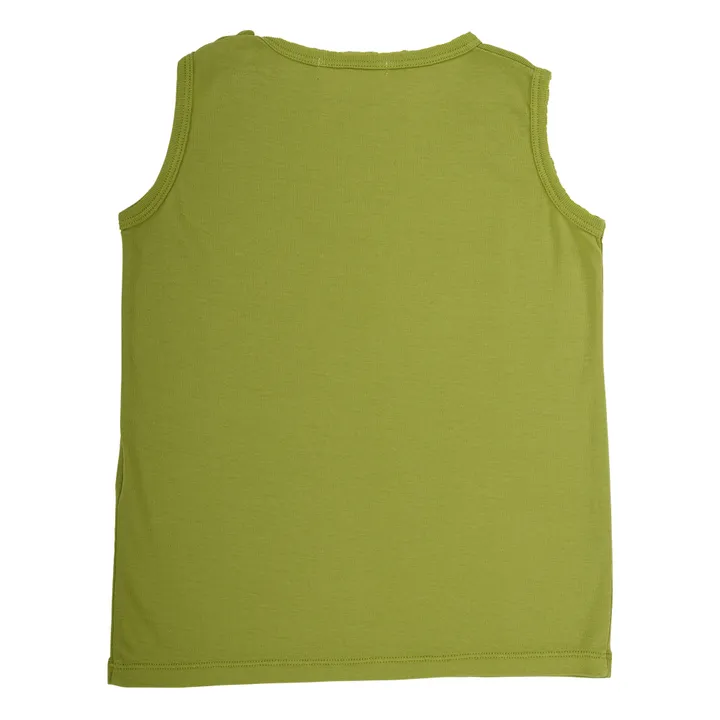 Sky Organic Cotton Tank Top  | Green- Product image n°2