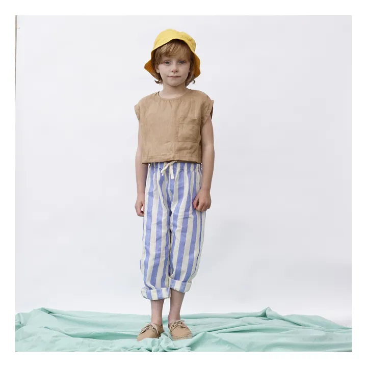 Pantaloni in lino Berny | Blu- Immagine del prodotto n°1