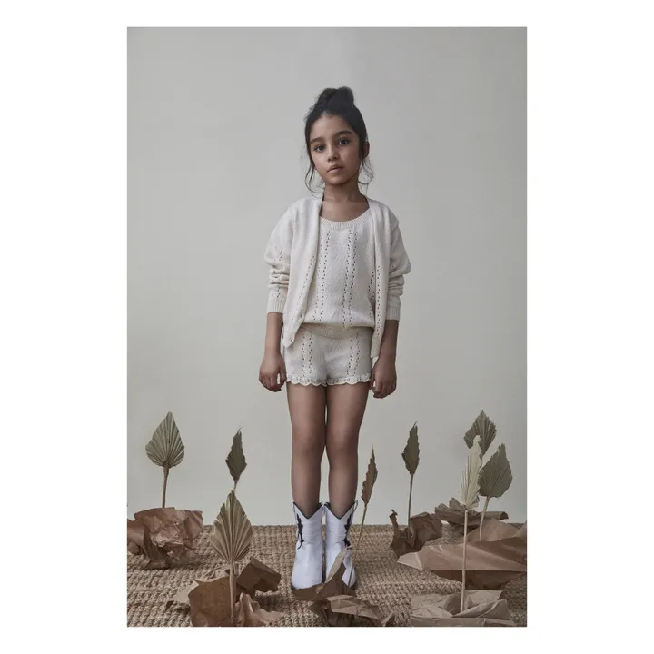 Shorts de punto Alice algodón orgánico | Natural- Imagen del producto n°1