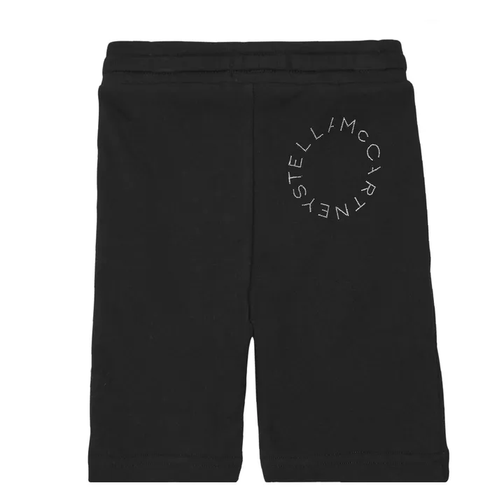 Organic Flannelette Palm Tree Shorts  | Black- Product image n°1