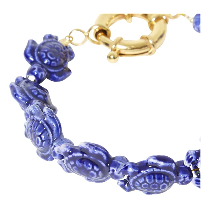 Bracelet Tortues Céramique  | Bleu- Image produit n°2