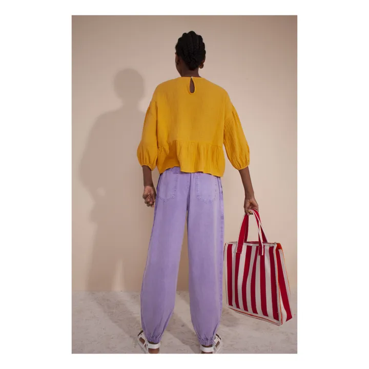 Colin Paperbag Jeans | Lilac- Product image n°3