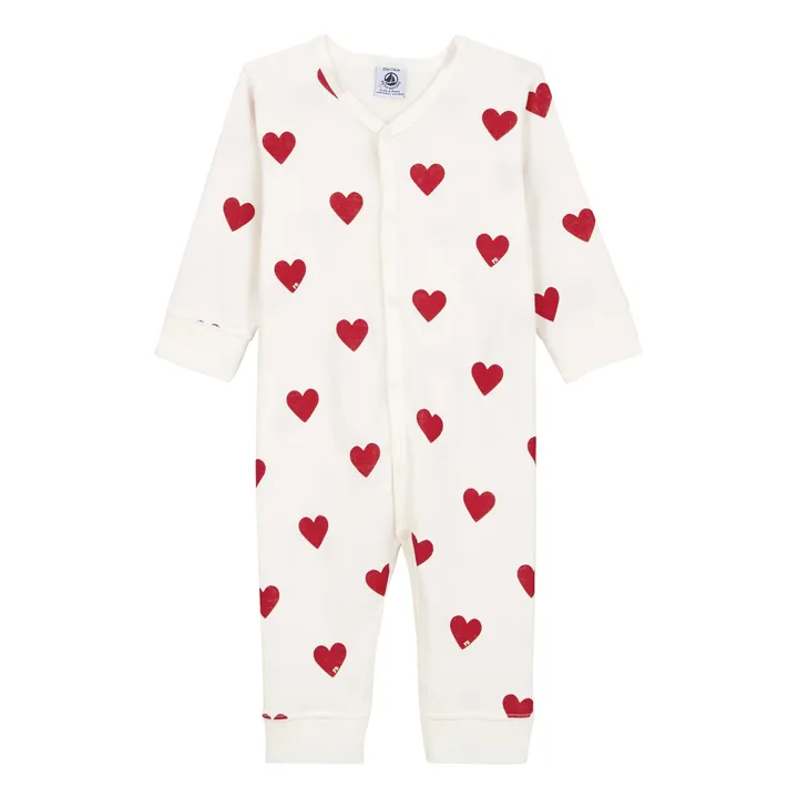 Pijama Mixo algodón orgánico | Blanco- Imagen del producto n°0