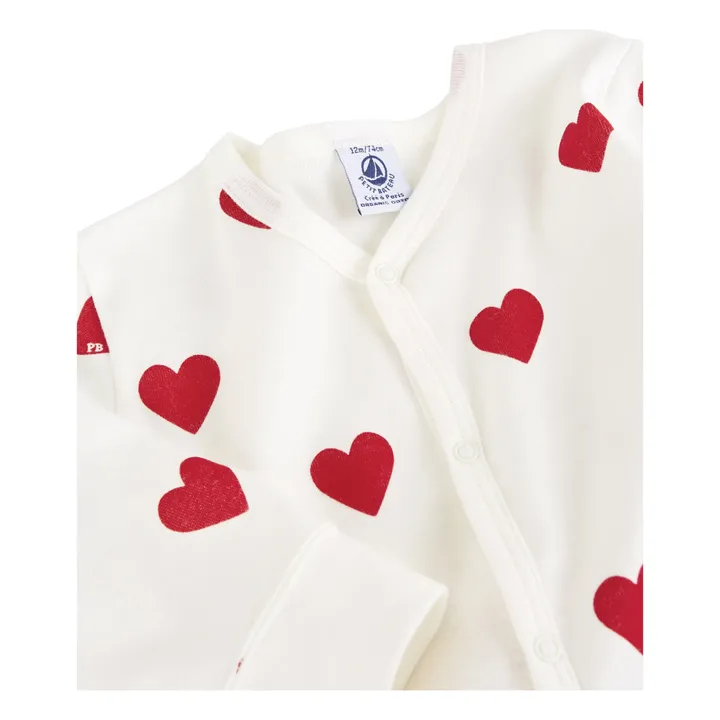 Pyjama Mixo Bio-Baumwolle | Weiß- Produktbild Nr. 1
