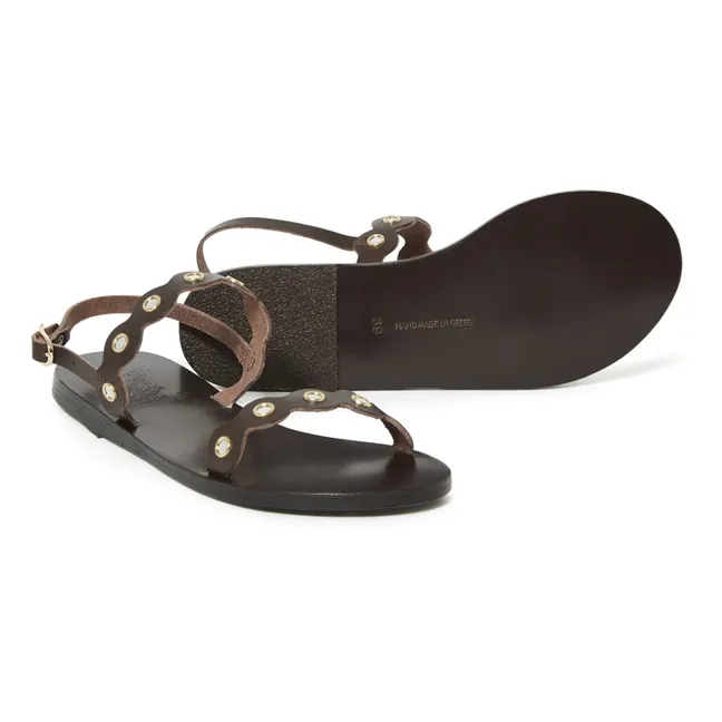 Clio Mirror Sandals - Women's Collection  | Brown