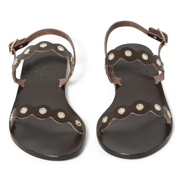 Clio Mirror Sandals - Women's Collection  | Brown