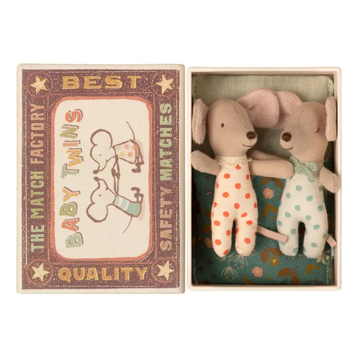 Bebés ratones gemelos en su caja- Imagen del producto n°0