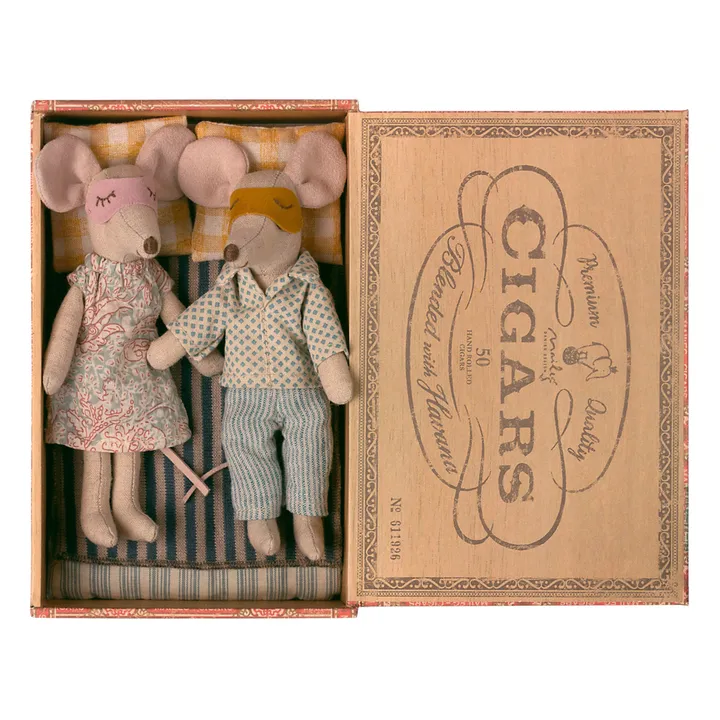 Topo Papà e Mamma nella loro scatola- Immagine del prodotto n°0