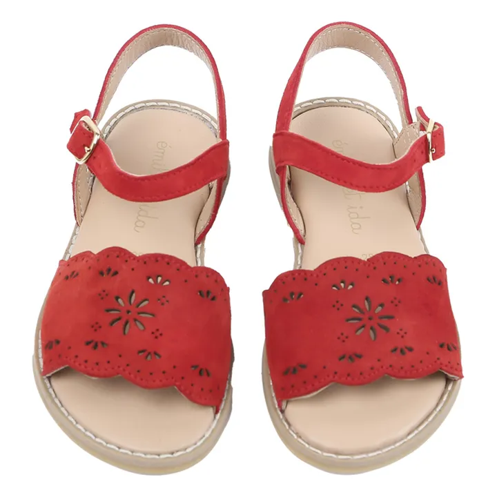 Sandalen aus Leder | Rot- Produktbild Nr. 0