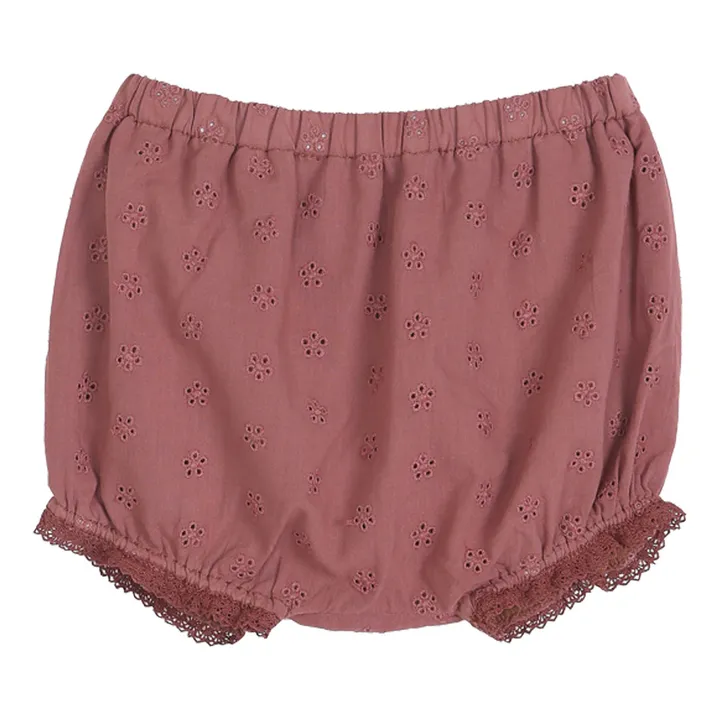 English Embroidery Bloomers  | Dusty Pink- Product image n°0