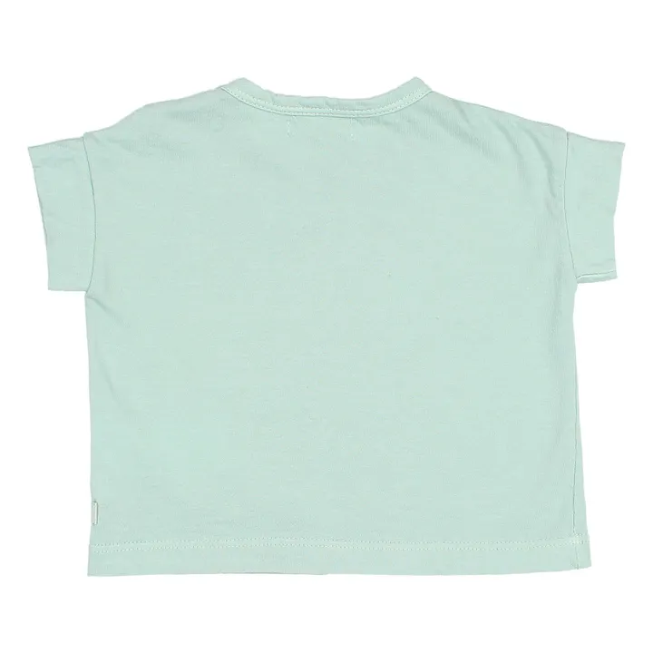 T-Shirt aus Bio-Baumwolle Glace | Wassergrün- Produktbild Nr. 1