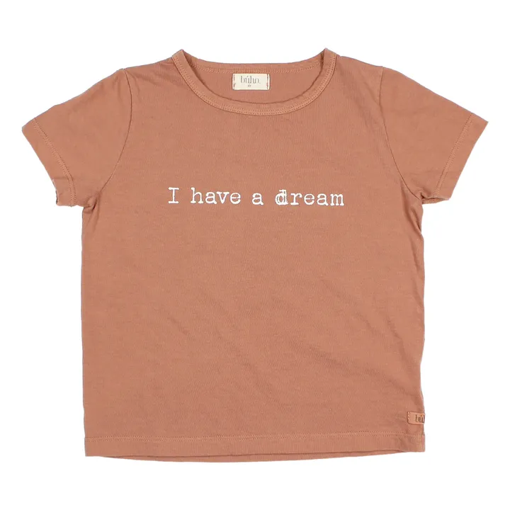 T-Shirt aus Bio-Baumwolle Dream | Rostfarben- Produktbild Nr. 0