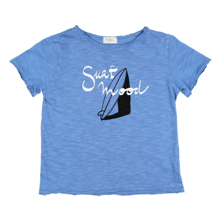 Camiseta algodón orgánico Surf | Azul- Imagen del producto n°0