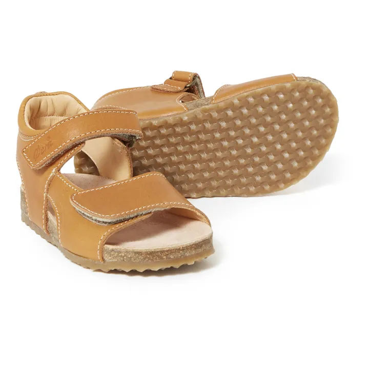 Sandalias Velcros | Camel- Imagen del producto n°2