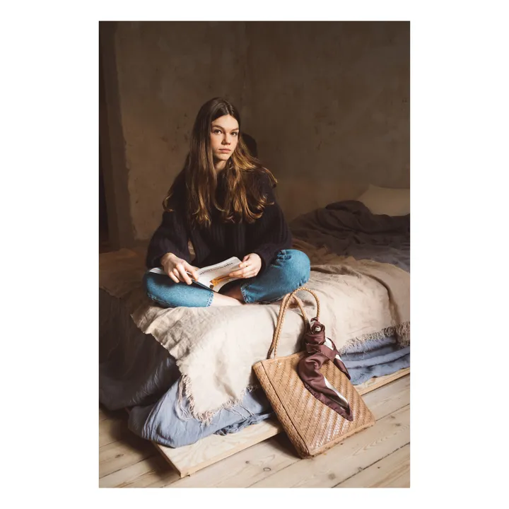  Le Tote Braided Leather Bag  | Caramel- Product image n°1