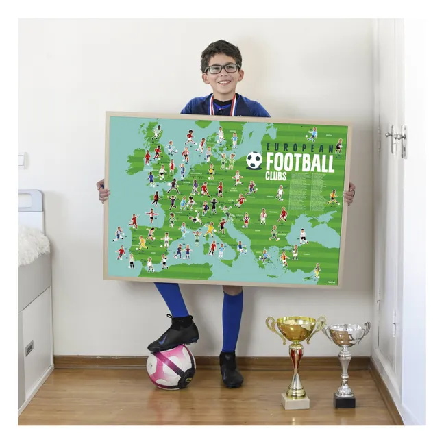 Poster sticker Football