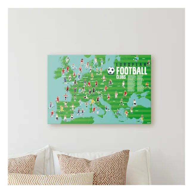 Poster sticker Football