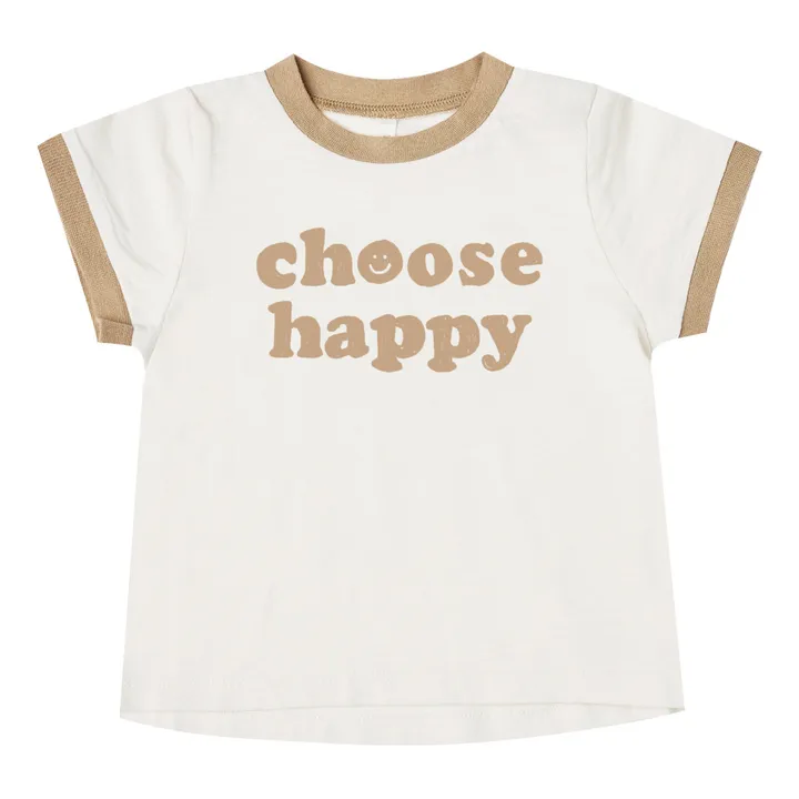 Chose Happy T-Shirt  | Yellow- Product image n°0