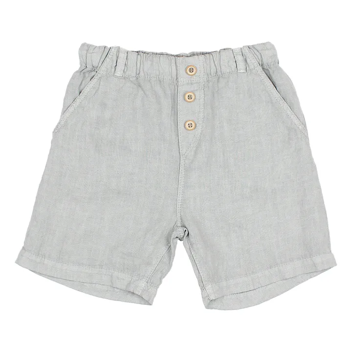 Linen Shorts  | Grey- Product image n°0
