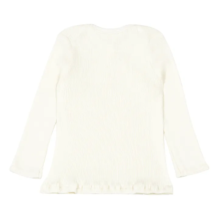 Camiseta Belfast seda y algodón | Blanco Roto- Imagen del producto n°4