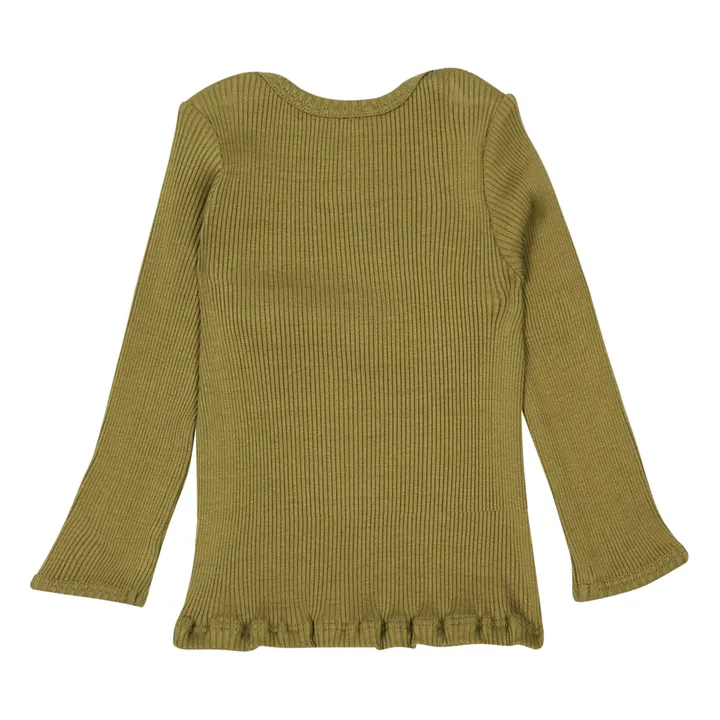 Camiseta Belfast seda y algodón | Marrón- Imagen del producto n°5