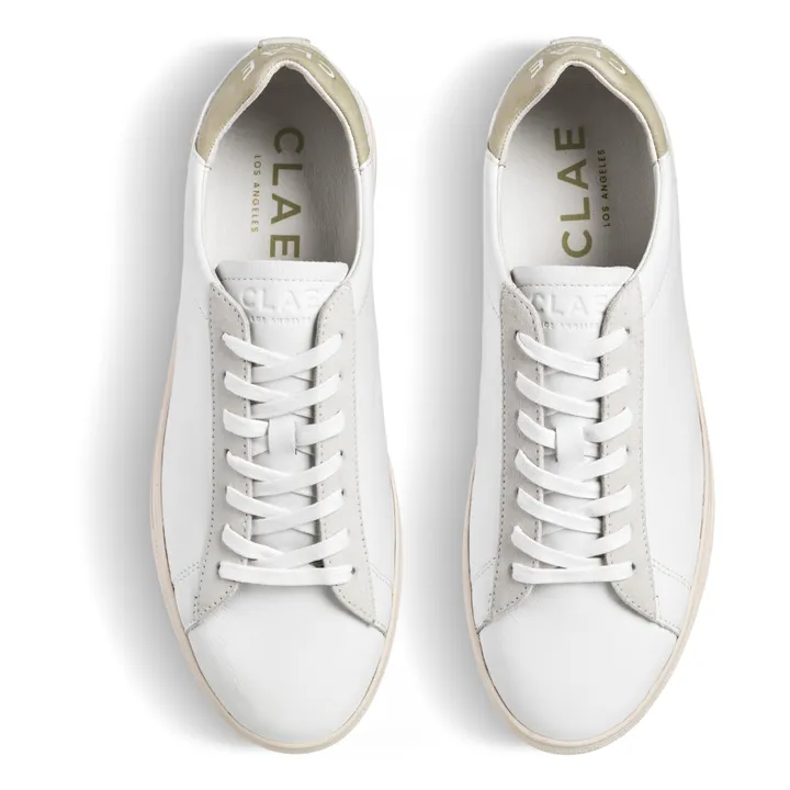 Bradley California Sage Green Sneakers | White- Product image n°6