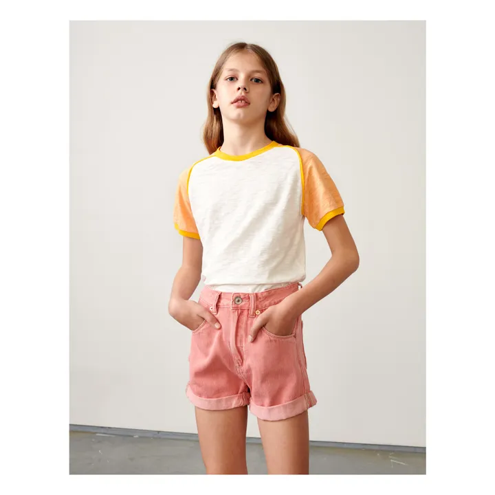 T-shirt in lino Moby | Bianco- Immagine del prodotto n°1