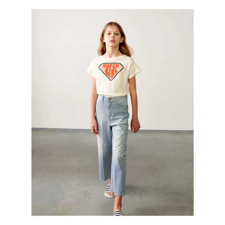 T-Shirt Vou Super Girl | Weiß- Produktbild Nr. 1