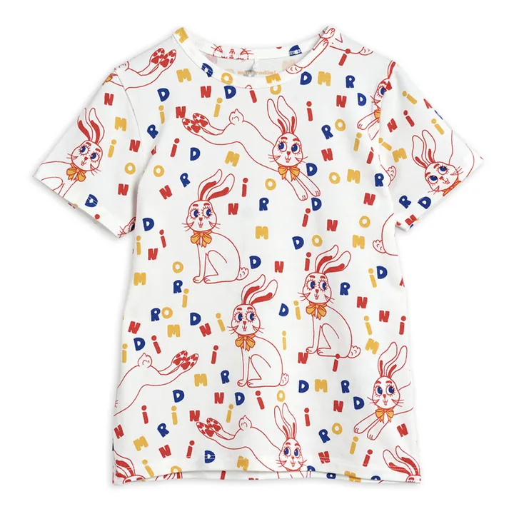 T-shirt Lapins in cotone bio  | Crema- Immagine del prodotto n°0
