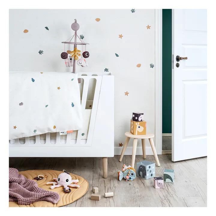 Sea Friends Musical Mobile with Mirror | Pink- Product image n°3
