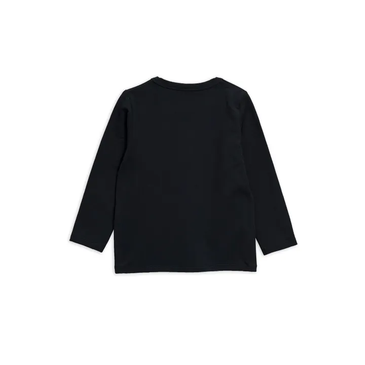 Long Sleeved Tencel T-shirt  | Black- Product image n°1