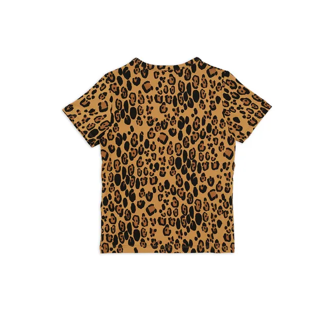 Camiseta Tencel Leopardo | Marrón